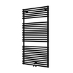 Plieger Florian Nxt M designradiator enkel horizontaal met middenaansluiting 1216x600mm 750W mat zwart SW224507