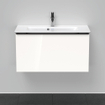 Duravit D-Neo wastafelonderkast 81x44x37.2cm 1 lade wit Hoogglans SW640726