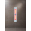 Sunshower Pure White XL infrarood inbouwapparaat 19.9x123.8x10cm full body 1500watt wit/aluminium SW719906