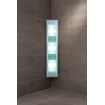 Sunshower Combi White UV- en infrarood opbouwapparaat 29x144x22.8cm full body 2000watt wit/aluminium SW719912