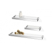 Zack Linea Planchet L 61.5X13cm Helder glas Spiegelglans RVS SHOWROOMMODEL SHOW18511