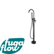 FugaFlow Eccelente Sobrado Badkamer Vrijstaande Badkraan - 107.8cm - handdoucheset - Gunmetal PVD SW1123188