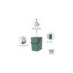 Brabantia Sort & Go Afvalemmer - 25 liter - hengsel - fir green SW1117371