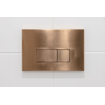 Geberit Inbouwreservoir - UP320 - QeramiQ metal bedieningsplaat - dualflush - rechthoekige knoppen - metaal koper SW976080