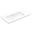 Villeroy en Boch Venticello meubelwastafel met wasbak links zonder kraangat 100x50cm met overloop ceramic+ wit 1025131