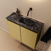 MONDIAZ TURE-DLUX 60cm toiletmeubel Oro. EDEN wastafel Lava positie rechts. Zonder kraangat. SW1103915