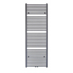 Rosani Polo Designradiator - 40x8x134cm - middenaansluiting - 496 watt - light graphit matt SW28028