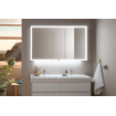 Villeroy & Boch My view spiegelkast 130x75cm 3 deuren 3 contactdoos LED SW641584