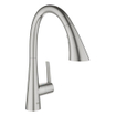 GROHE Zedra Keukenkraan - uittrekbare c uitloop - supersteel geborsteld SW479451