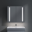 Villeroy & Boch My view spiegelkast 80x75 cm. 2 deuren en led verlichting 1024980