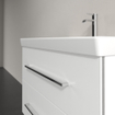 Villeroy en boch Avento wastafelonderkast 760x520x447 met 2x lade crystal white SW59900