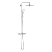 GROHE Euphoria Regendoucheset Opbouw- hoofddouche 26cm - massage handdouche rond - thermostatisch - chroom SW536472