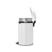 Brabantia NewIcon Pedaalemmer - 20 liter - metalen binnenemmer - wit SW1117479