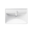 Duravit D-Neo wastafel 65x44x17cm 1 kraangat rechthoek Keramiek Wit SW640463