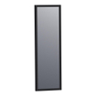 BRAUER Onyx spiegel - 25x80cm - rechthoekig - zwart geborsteld frame SW228058