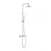 Crosswater Design regendouche met handdouche en thermostatische kraan chroom SW54033