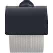 Duravit Starck T Toiletrolhouder - met klep - zwart mat SW297081