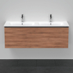 Duravit D-Neo wastafelonderkast 128x44x46.2cm 1 lade Noten Mat SW640809