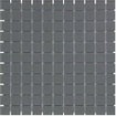 The Mosaic Factory London mozaïektegel - 30x30cm - wand en vloertegel - Vierkant - Porselein Dark Grey Mat SW62242