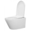 Wiesbaden Vesta toiletset spoelrandloos 52cm inclusief Wisa toiletreservoir en softclose toiletzitting met Argos bedieningsplaat wit SW69585