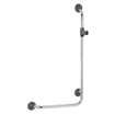 Handicare wandbeugel 90 graden 56x113 l vormig links rvs antraciet ral 7028 SW66105