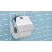 Tesa Klaam Toiletrolhouder met deksel 14x12.5x5.3cm Chroom SW693572