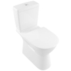 Villeroy en Boch O.novo Vita closetzitting met deksel met softclose met greeprand met quick release wit 1025073