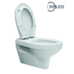 Xellanz Trevi wandcloset rimless met Ultimo 3.0 toiletzitting softclose en quick release glans wit SW72904