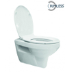 Xellanz Trevi wandcloset rimless met Ultimo 3.0 toiletzitting softclose en quick release glans wit SW72904