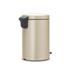 Brabantia NewIcon Pedaalemmer - 12 liter - kunststof binnenemmer - metallic gold SW767504