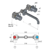 Hotbath Cobber inbouw wastafelkraan koper geborsteld PVD SW543477