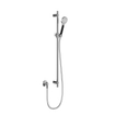 Hotbath Cobber glijstang 90cm met wandaansluitbocht 150cm doucheslang en ronde handdouche chroom OUTLETSTORE STORE30924