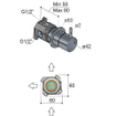 Hotbath Cobber 2 functies omstel geborsteld koper SW73674