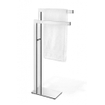 Zack Linea handdoekstandaard 80x15x38.5cm met 2 armen RVS glans SW84365