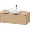 Duravit D-Neo wastafelonderkast 120x45.9x55cm 1 lade Natuur eiken Mat SW641260
