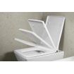 Duravit Viu WC-zitting 43.3x37.1x4.38cm compact met softclose met quickrelease Kunststof wit Glanzend SW297113