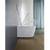 Duravit SensoWash Starck F lite douchewc pack compleet met wandcloset diepspoel spoelrandloos 37.8x57.5cm met closetzitting met deksel wit SW420600