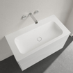 Villeroy & boch Finion meubelwastafel 100x50 zonder kraangat zonder overloop stonewhite Ceramic+ stone white SW209389