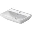 Duravit D-Neo wastafel met wondergliss 60x44x16.5cm 1 kraangat rechthoek Keramiek Wit SW640440