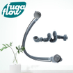 Fugaflow Eccelente Sobrado badafvoer opbouw - draaibediening met vulfunctie - verlengde afvoer - gunmetal SW1212602