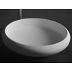 Ideavit Solidego opbouw wastafel 40x40x11.2cm rond 0 kraangaten 1 wasbak Solid surface wit SW85901