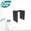 Fugaflow Caria Badkamerkrukje - 40x30x43cm - solid surface - mat zwart - SW1204555