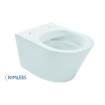 Praya Vesta Toiletset - rimless - 52cm - UP320 reservoir - flatline - softclose - quickrelease - bedieningsplaat - wit SW98222