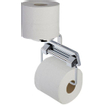 Geesa Standard Toiletrolhouder zonder klep met veer en Reserverolhouder Chroom 0650307