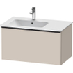 Duravit D-Neo wastafelonderkast 81x44x46.2cm 1 lade Taupe Mat SW640807