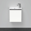 Duravit D-Neo wastafelonderkast 41x44x27.4cm Linksdraaiend 1 deur wit Mat SW641041