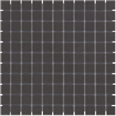 The Mosaic Factory London mozaïektegel - 30x30cm - wand en vloertegel - Vierkant - Porselein Black Mat SW104832