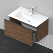 Duravit D-Neo wastafelonderkast 81x44x46.2cm 1 lade Noten (donker) Mat SW640725