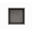 Sawiday Uni inbouwnis 30x30x7cm Geborsteld Gunmetal PVD TWEEDEKANS OUT13493