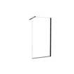 Wiesbaden Graffic inloopdouche 900 x 2000 x 10 mm nano safety glass folie helder glas/mat zwart SW108637
